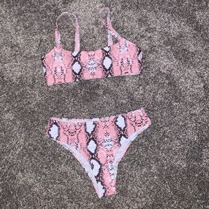 Snakeskin Bikini Set